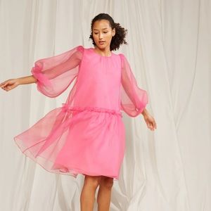 Cynthia Rowley Tallulah WORN ONCE Small Organza Dress Pink
